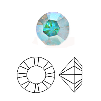 Original Swarovski Steine, Aurore Boreale PP12. Original Swarovski Steine, Aurore Boreale PP12.